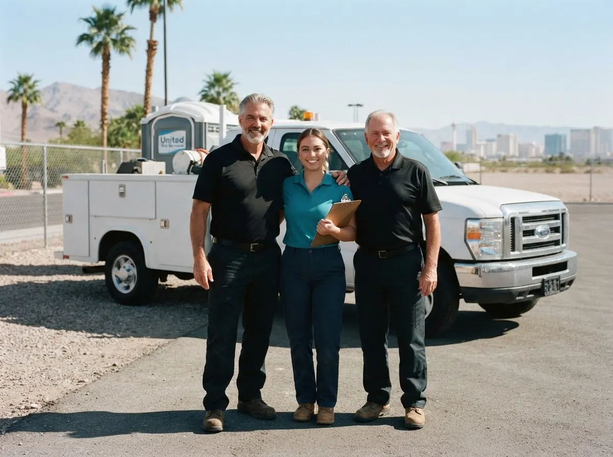 The Thunderbird Portable Toilets team, portable toilet rentals in Las Vegas, NV